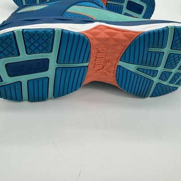 Puma Safety Beat Low 2.0 Tennis Shoes NWOB Women's Size 7M Steel‎ Toe Turquoise - Picture 11 of 16